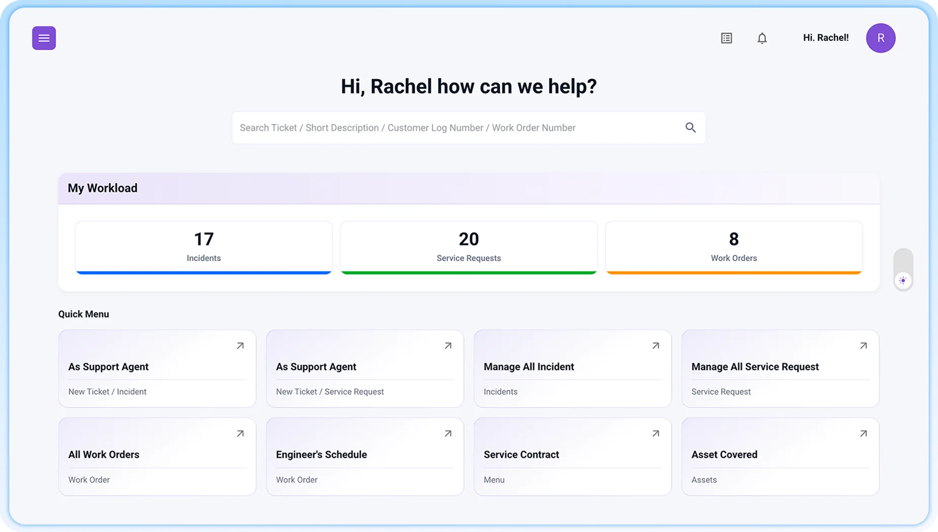 Product dashboard preview
